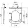Сет: Инсталляция LEMARK PENEDA EXPERT + кнопка смыва BIT белый глянец + унитаз FLOREX белый глянец 100124422