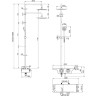 Смеситель LEMARK TROPIC LM7008С для ванны и душа термостатический LM7008C